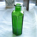 Green Medicine Bottle